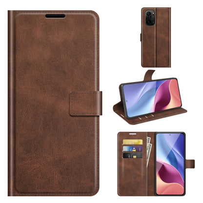 Retro Calf Pattern Buckle Horizontal Flip Leather Case with Holder & Card Slots & Wallet, For Samsung Galaxy Xcover 5, For Xiaomi Poco F3 / Redmi K40, For Google Pixel 5A, For vivo X60, For vivo X60 Pro