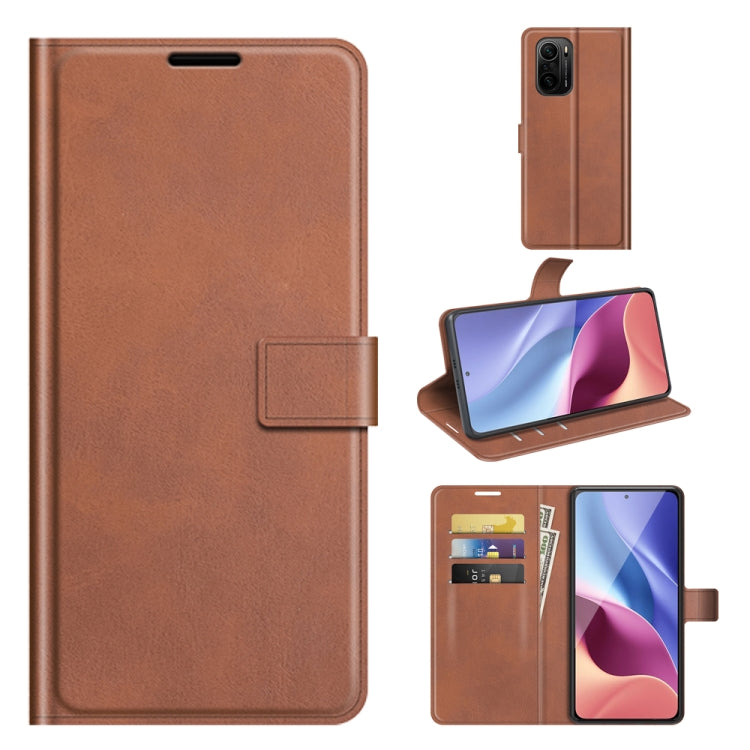 Retro Calf Pattern Buckle Horizontal Flip Leather Case with Holder & Card Slots & Wallet, For Samsung Galaxy Xcover 5, For Xiaomi Poco F3 / Redmi K40, For Google Pixel 5A, For vivo X60, For vivo X60 Pro