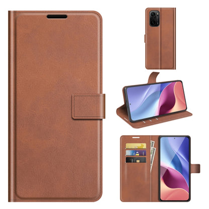 Retro Calf Pattern Buckle Horizontal Flip Leather Case with Holder & Card Slots & Wallet, For Samsung Galaxy Xcover 5, For Xiaomi Poco F3 / Redmi K40, For Google Pixel 5A, For vivo X60, For vivo X60 Pro