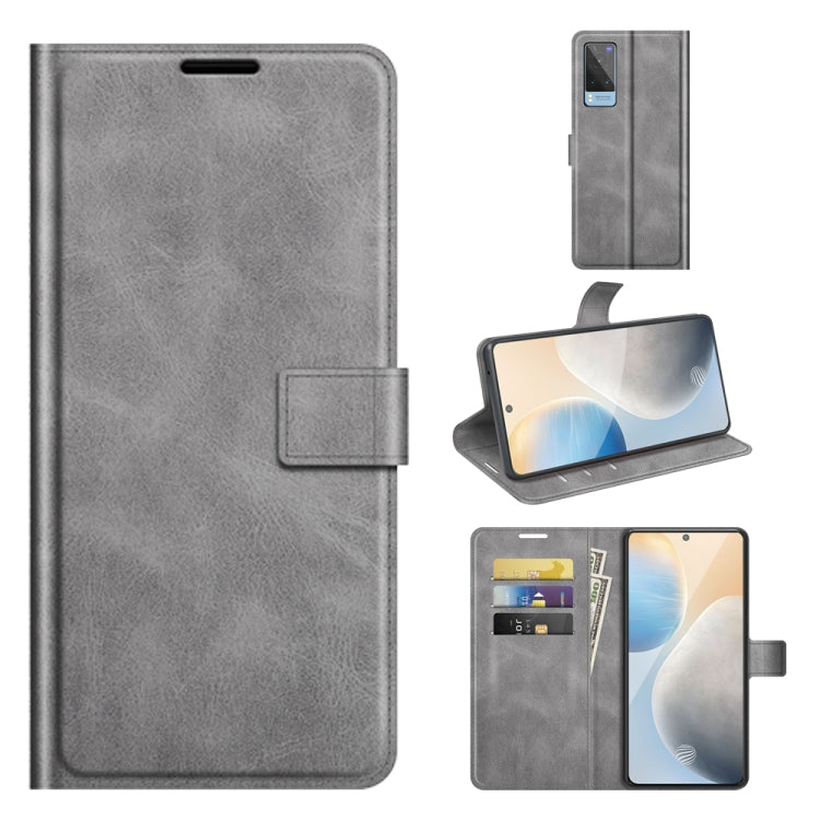 Retro Calf Pattern Buckle Horizontal Flip Leather Case with Holder & Card Slots & Wallet, For Samsung Galaxy Xcover 5, For Xiaomi Poco F3 / Redmi K40, For Google Pixel 5A, For vivo X60, For vivo X60 Pro