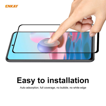 2 PCS ENKAY Hat-Prince Full Glue 0.26mm 9H 2.5D Tempered Glass Full Coverage Film, For Redmi Note 10 / Note 10S, For Redmi Note 10 Pro / Note 10 Pro Max, For OnePlus 9 / 9R, For Huawei P50