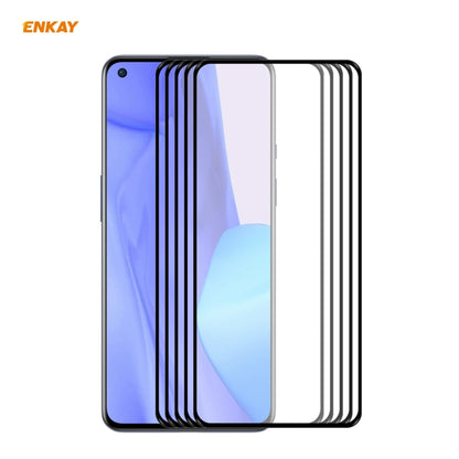 5 PCS ENKAY Hat-Prince Full Glue 0.26mm 9H 2.5D Tempered Glass Full Coverage Film, For Redmi Note 10 / Note 10S, For Redmi Note 10 Pro / Note 10 Pro Max, For OnePlus 9 / 9R, For Huawei P50 (5 PCS)