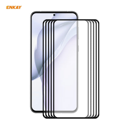 5 PCS ENKAY Hat-Prince Full Glue 0.26mm 9H 2.5D Tempered Glass Full Coverage Film, For Redmi Note 10 / Note 10S, For Redmi Note 10 Pro / Note 10 Pro Max, For OnePlus 9 / 9R, For Huawei P50 (5 PCS)