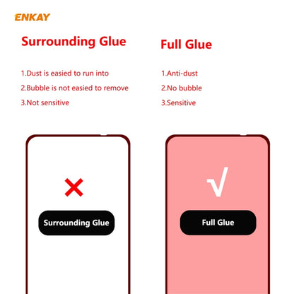 10 PCS ENKAY Hat-Prince Full Glue 0.26mm 9H 2.5D Tempered Glass Full Coverage Film, For Redmi Note 10 / Note 10S, For Redmi Note 10 Pro / Note 10 Pro Max, For OnePlus 9 / 9R, For Huawei P50