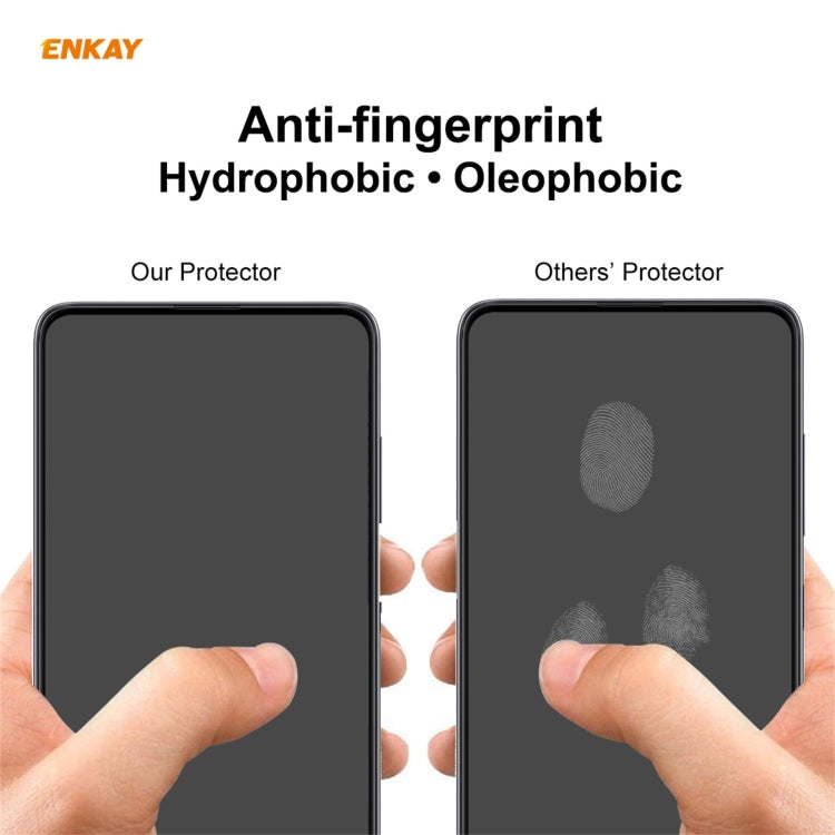 10 PCS ENKAY Hat-Prince Full Glue 0.26mm 9H 2.5D Tempered Glass Full Coverage Film, For Redmi Note 10 / Note 10S, For Redmi Note 10 Pro / Note 10 Pro Max, For OnePlus 9 / 9R, For Huawei P50