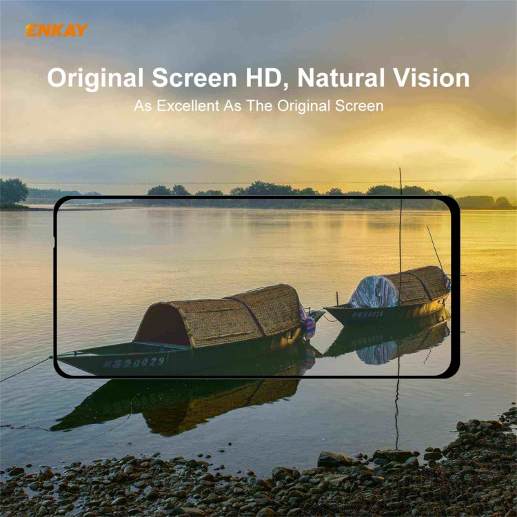 10 PCS ENKAY Hat-Prince Full Glue 0.26mm 9H 2.5D Tempered Glass Full Coverage Film, For Redmi Note 10 / Note 10S, For Redmi Note 10 Pro / Note 10 Pro Max, For OnePlus 9 / 9R, For Huawei P50