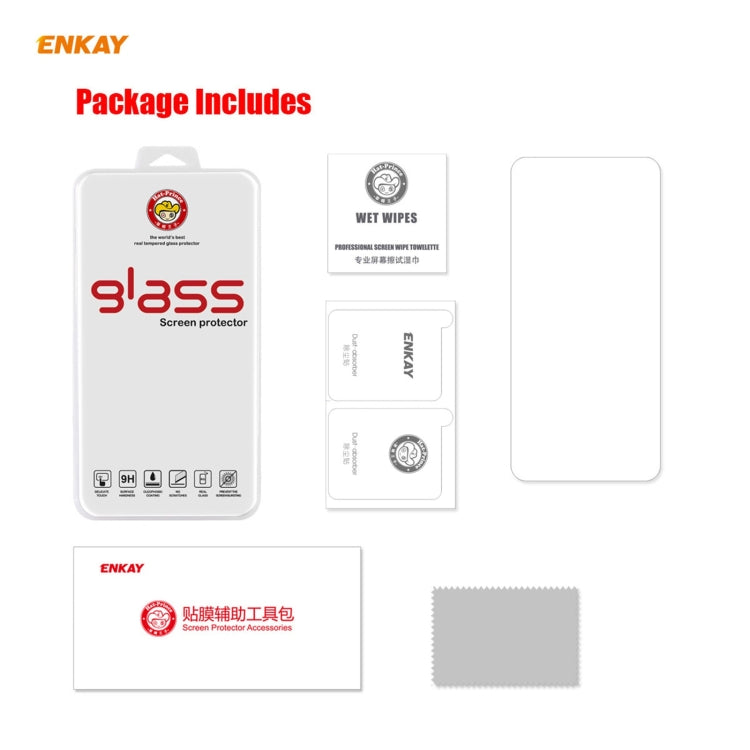 ENKAY Hat-Prince 0.26mm 9H 2.5D Curved Edge Tempered Glass Film, For Redmi Note 10 / Note 10S, For Redmi Note 10 Pro / Note 10 Pro Max, For OnePlus 9 / 9R, For Huawei P50