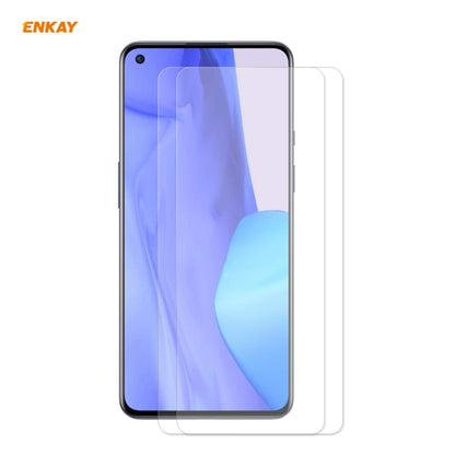 2 PCS ENKAY Hat-Prince 0.26mm 9H 2.5D Curved Edge Tempered Glass Film, For Redmi Note 10 / Note 10S, For Redmi Note 10 Pro / Note 10 Pro Max, For OnePlus 9 / 9R, For Huawei P50