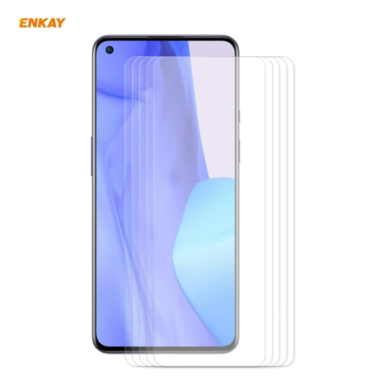 5 PCS ENKAY Hat-Prince 0.26mm 9H 2.5D Curved Edge Tempered Glass Film, For Redmi Note 10 / Note 10S, For Redmi Note 10 Pro / Note 10 Pro Max, For OnePlus 9 / 9R, For Huawei P50