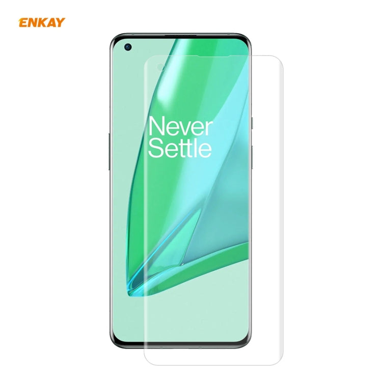 Pour OnePlus 9 Pro ENKAY Hat-Prince Film de protection d'écran souple incurvé PET 3D plein écran avec courbure à chaud HD, 1 pièce, 2 pièces, 5 pièces, 10 pièces