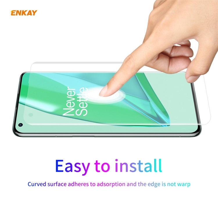 Pour OnePlus 9 Pro ENKAY Hat-Prince Film de protection d'écran souple incurvé PET 3D plein écran avec courbure à chaud HD, 1 pièce, 2 pièces, 5 pièces, 10 pièces