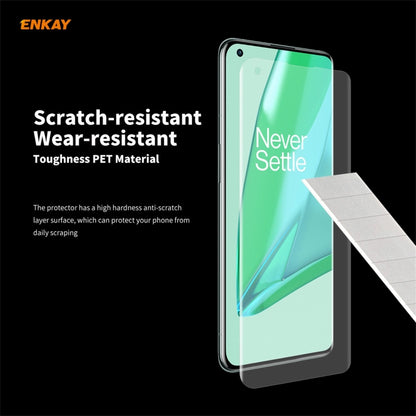Pour OnePlus 9 Pro ENKAY Hat-Prince Film de protection d'écran souple incurvé PET 3D plein écran avec courbure à chaud HD, 1 pièce, 2 pièces, 5 pièces, 10 pièces