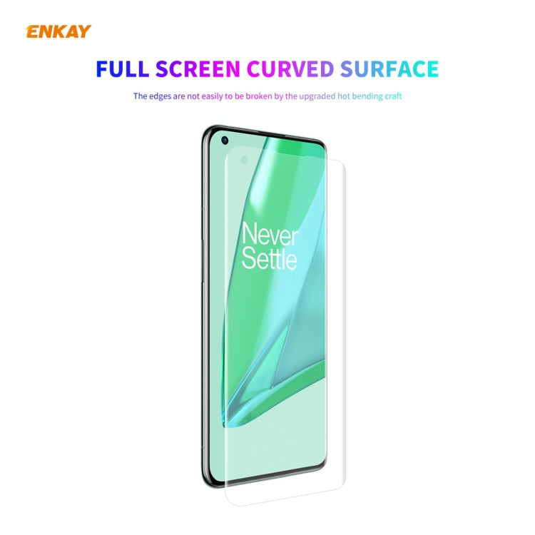 Pour OnePlus 9 Pro ENKAY Hat-Prince Film de protection d'écran souple incurvé PET 3D plein écran avec courbure à chaud HD, 1 pièce, 2 pièces, 5 pièces, 10 pièces