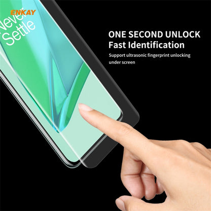 Pour OnePlus 9 Pro ENKAY Hat-Prince Film de protection d'écran souple incurvé PET 3D plein écran avec courbure à chaud HD, 1 pièce, 2 pièces, 5 pièces, 10 pièces