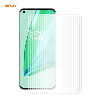 Pour OnePlus 9 Pro ENKAY Hat-Prince Film de protection d'écran souple incurvé PET 3D plein écran avec courbure à chaud HD, 1 pièce, 2 pièces, 5 pièces, 10 pièces