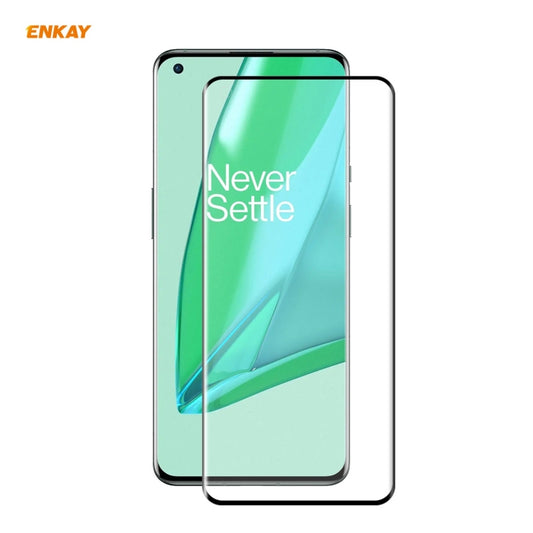Pour OnePlus 9 Pro ENKAY Hat-Prince 0.26mm 9H 3D Film en verre trempé anti-explosion incurvé plein écran à courbure thermique, 1 pièce, 2 pièces, 5 pièces