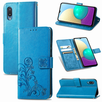 Four-leaf Clasp Embossed Buckle Mobile Phone Protection Leather Case with Lanyard & Card Slot & Wallet & Bracket Function, For Samsung Galaxy A02, For Xiaomi Redmi Note 10 4G, For Google Pixel 5A, For OPPO A93 5G, For LG Stylo 7, For Motorola E7 Power ...