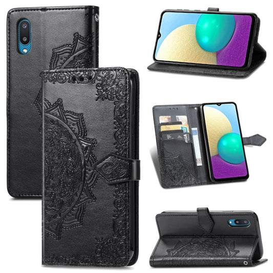 Mandala Flower Embossed Horizontal Flip Leather Case with Bracket / Card Slot / Wallet / Lanyard, For Galaxy A02, For Xiaomi Redmi Note 10 4G, For vivo X60, For Google Pixel 5A, For OPPO Reno5 Pro, For OPPO A93 5G, For LG Stylo 7, For Xiaomi Mi 10S