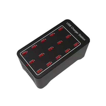XLD-A7 100W 15 USB Ports Fast Charger Station Smart Charger, AC 100-240V, 100W 15 USB Ports EU Plug, 100W 15 USB Ports US Plug, 100W 15 USB Ports AU Plug, 100W 15 USB Ports UK Plug