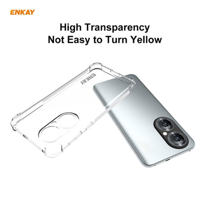 Hat-Prince ENKAY Clear TPU Shockproof Case Soft Anti-slip Cover + 0.26mm 9H 2.5D Full Glue Full Coverage Tempered Glass Protector Film, For Huawei P50, For Redmi K40 / K40 Pro / K40 Pro+, For Redmi Note 10 4G / Note 10S                                 ...