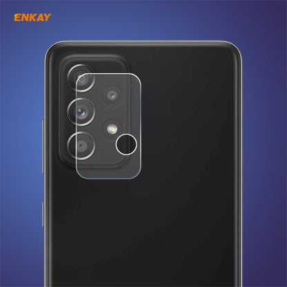 Hat-Prince ENKAY 0.2mm 9H 2.15D Round Edge Rear Camera Lens Tempered Glass Film Protector, For Redmi K40 / K40 Pro / K40 Pro+, For Redmi Note 10 Pro / Note 10 Pro Max, For Samsung Galaxy A52 / A72 (4G/5G)