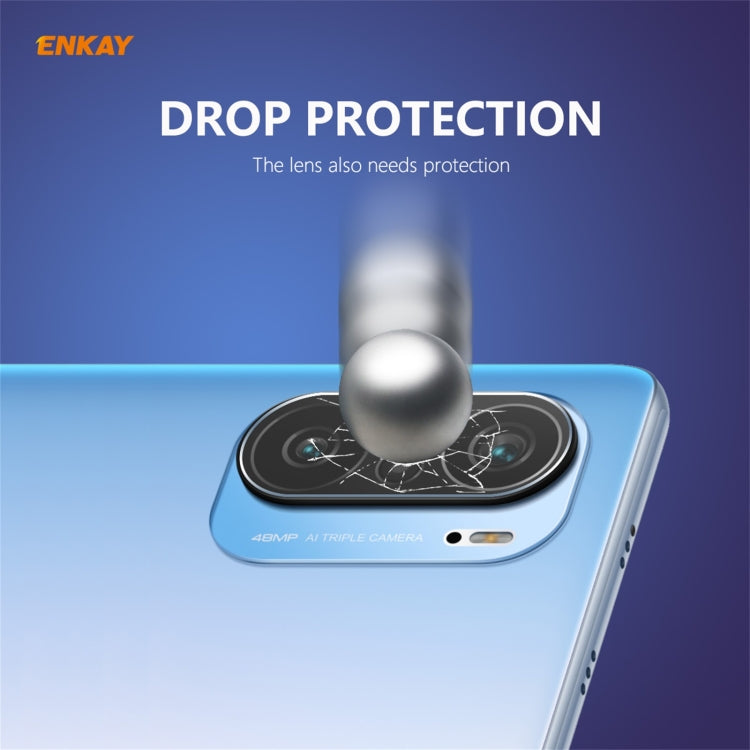 5 PCS Hat-Prince ENKAY 0.2mm 9H 2.15D Round Edge Rear Camera Lens Tempered Glass Film Protector, For Redmi K40 / K40 Pro / K40 Pro+, For Xiaomi Poco F3, For Redmi Note 10 Pro / Note 10 Pro Max, For Samsung Galaxy A52 / A72 (4G/5G)                      ...