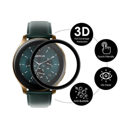 For OnePlus Watch ENKAY Hat-Prince 3D Full Screen Soft PC Edge + PMMA HD Screen Protector Film, 1 PCS, 5 PCS, 10 PCS