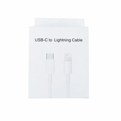 XJ-61 12W USB-C / Type-C to 8 Pin PD Fast Charging Cable, 1m, 1.5m, 2m