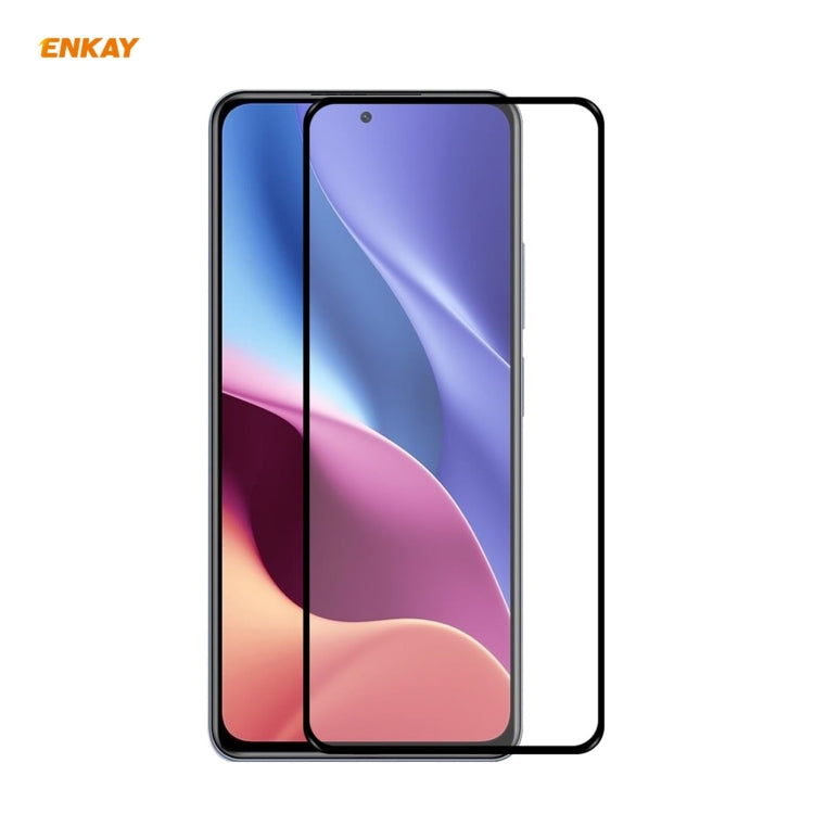 ENKAY Hat-Prince Full Glue 0.26mm 9H 2.5D Tempered Glass Full Coverage Film, For Xiaomi Poco F3(1 PC), For Xiaomi Mi 11X / 11X Pro / 11i(1pc)