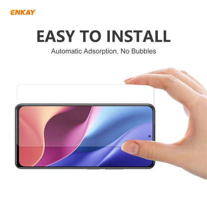 ENKAY Hat-Prince 0.26mm 9H 2.5D Curved Edge Tempered Glass Film, For Xiaomi Poco F3, For Xiaomi Mi 11X / 11X Pro / 11i