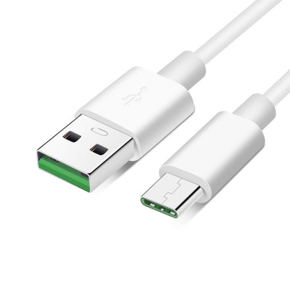 XJ-63 5A USB to Type-C Super Flash Charging Data Cable for OPPO, 1m