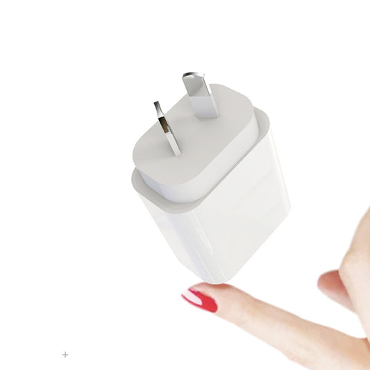 20W PD 3.0 Travel Fast Charger Power Adapter with USB-C / Type-C to Type-C Fast Charge Data Cable, AU Plug