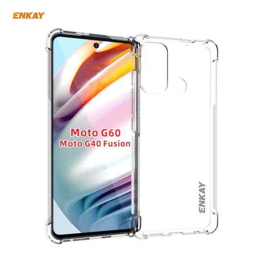 ENKAY Hat-Prince Coque antichoc transparente en TPU, étui souple antidérapant, pour Motorola Moto G60 / G40 Fusion, pour Motorola Moto G50, pour OnePlus 9R, pour Sony Xperia 5 III, pour Sony Xperia 10 III, pour Xiaomi Mi 11 Pro, pour Xiaomi Mi 11 Lite 5G