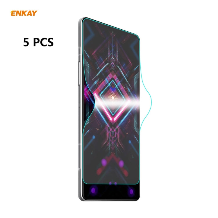 5 PCS ENKAY Hat-Prince Full Glue Full Coverage Screen Protector Explosion-proof Hydrogel Film, For Motorola Moto G30 / G20 / G10(5pcs), For Xiaomi Mi 11X / 11X Pro / 11i(5pcs), For Xiaomi Redmi K40 Gaming(5pcs), For Xiaomi Mi 11 Ultra(5pcs)            ...