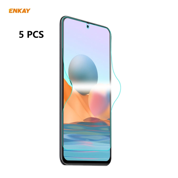 5 PCS ENKAY Hat-Prince Full Glue Full Coverage Screen Protector Explosion-proof Hydrogel Film, For Motorola Moto G30 / G20 / G10(5pcs), For Xiaomi Mi 11X / 11X Pro / 11i(5pcs), For Xiaomi Redmi K40 Gaming(5pcs), For Xiaomi Mi 11 Ultra(5pcs)            ...