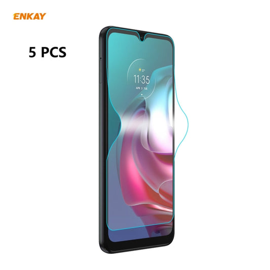 5 PCS ENKAY Hat-Prince Full Glue Full Coverage Screen Protector Explosion-proof Hydrogel Film, For Motorola Moto G30 / G20 / G10(5pcs), For Xiaomi Mi 11X / 11X Pro / 11i(5pcs), For Xiaomi Redmi K40 Gaming(5pcs), For Xiaomi Mi 11 Ultra(5pcs)