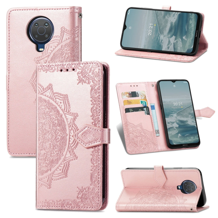 Mandala Embossing Pattern Horizontal Flip Leather Case with Holder & Card Slots & Wallet & Lanyard, For Samsung Galaxy A82 5G, For Samsung Galaxy A22 4G, For Samsung Galaxy A22 5G, For Samsung Galaxy F62 / M62, For Motorola Moto G50, For Nokia 6.3     ...