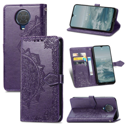 Mandala Embossing Pattern Horizontal Flip Leather Case with Holder & Card Slots & Wallet & Lanyard, For Samsung Galaxy A82 5G, For Samsung Galaxy A22 4G, For Samsung Galaxy A22 5G, For Samsung Galaxy F62 / M62, For Motorola Moto G50, For Nokia 6.3     ...
