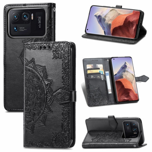 Mandala Embossing Pattern Horizontal Flip Leather Case with Holder & Card Slots & Wallet & Lanyard, For Xiaomi Mi 11 Ultra