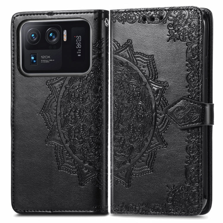 Mandala Embossing Pattern Horizontal Flip Leather Case with Holder & Card Slots & Wallet & Lanyard, For Xiaomi Mi 11 Ultra