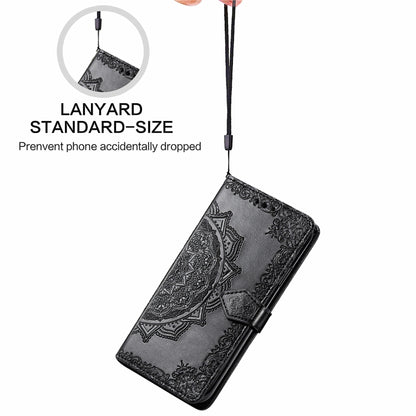 Mandala Embossing Pattern Horizontal Flip Leather Case with Holder & Card Slots & Wallet & Lanyard, For Xiaomi Mi 11 Ultra