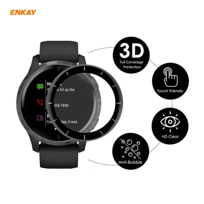 2 PCS ENKAY Hat-Prince 3D Full Screen Soft PC Edge + PMMA HD Screen Protector Film, For Venu 2 / Vivoactive 4 45mm (2 PCS), For Garmin Venu 2S / Vivoactive 4S 40mm (2 PCS), For Redmi Watch (2 PCS), For Huawei B6 (2 PCS)                                 ...