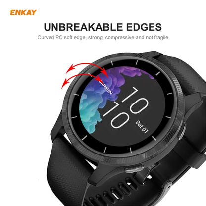 2 PCS ENKAY Hat-Prince 3D Full Screen Soft PC Edge + PMMA HD Screen Protector Film, For Venu 2 / Vivoactive 4 45mm (2 PCS), For Garmin Venu 2S / Vivoactive 4S 40mm (2 PCS), For Redmi Watch (2 PCS), For Huawei B6 (2 PCS)                                 ...