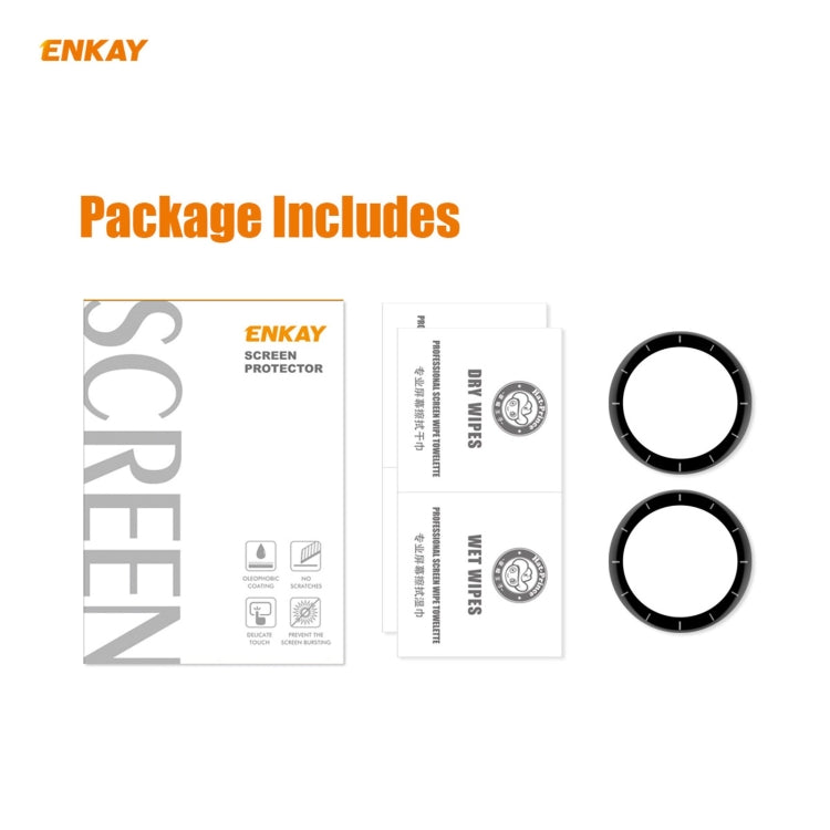 2 PCS ENKAY Hat-Prince 3D Full Screen Soft PC Edge + PMMA HD Screen Protector Film, For Venu 2 / Vivoactive 4 45mm (2 PCS), For Garmin Venu 2S / Vivoactive 4S 40mm (2 PCS), For Redmi Watch (2 PCS), For Huawei B6 (2 PCS)                                 ...