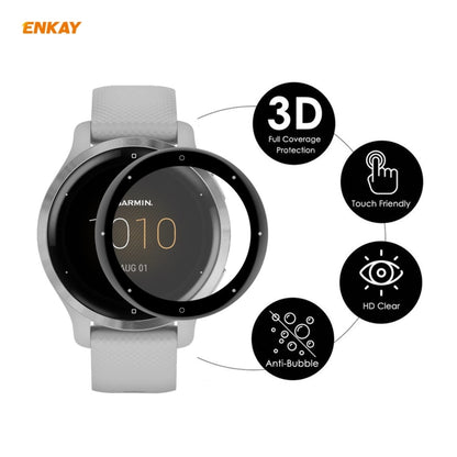2 PCS ENKAY Hat-Prince 3D Full Screen Soft PC Edge + PMMA HD Screen Protector Film, For Garmin Venu 2S / Vivoactive 4S 40mm (2 PCS), For Redmi Watch (2 PCS), For Huawei B6 (2 PCS), For Venu 2 / Vivoactive 4 45mm (2 PCS)                                 ...