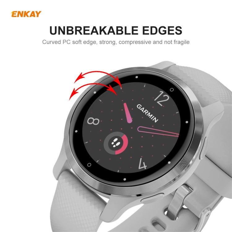 2 PCS ENKAY Hat-Prince 3D Full Screen Soft PC Edge + PMMA HD Screen Protector Film, For Garmin Venu 2S / Vivoactive 4S 40mm (2 PCS), For Redmi Watch (2 PCS), For Huawei B6 (2 PCS), For Venu 2 / Vivoactive 4 45mm (2 PCS)                                 ...