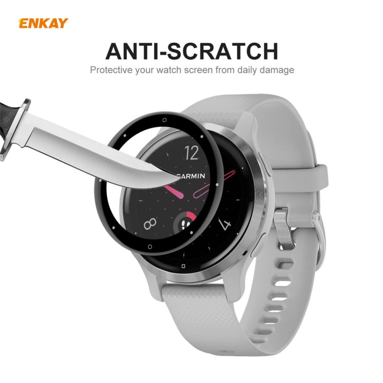 2 PCS ENKAY Hat-Prince 3D Full Screen Soft PC Edge + PMMA HD Screen Protector Film, For Garmin Venu 2S / Vivoactive 4S 40mm (2 PCS), For Redmi Watch (2 PCS), For Huawei B6 (2 PCS), For Venu 2 / Vivoactive 4 45mm (2 PCS)                                 ...