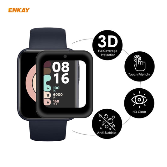 ENKAY Hat-Prince 3D Full Screen Soft PC Edge + PMMA HD Screen Protector Film, For Redmi Watch (1 PCS), For Huawei B6 (1 PCS), For Venu 2 / Vivoactive 4 45mm (1 PCS), For Garmin Venu 2S / Vivoactive 4S 40mm (1 PC), For Huawei Band 6 / Honor Band 6 (1 PCS)