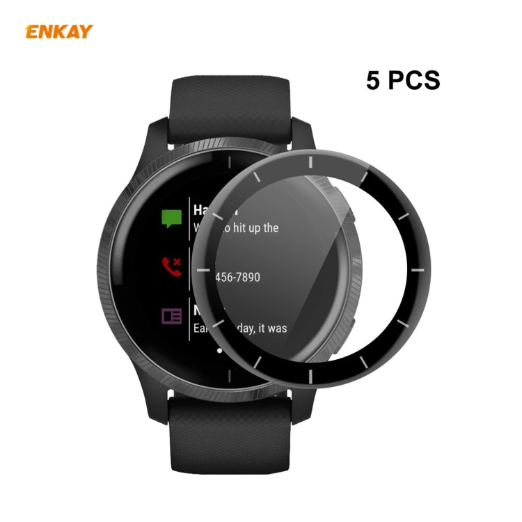 5 PCS ENKAY Hat-Prince 3D Full Screen Soft PC Edge + PMMA HD Screen Protector Film, For Redmi Watch (5 PCS), For Huawei B6 (5 PCS), For Venu 2 / Vivoactive 4 45mm (5 PCS), For Garmin Venu 2S / Vivoactive 4S 40mm (5 PCS)                                 ...