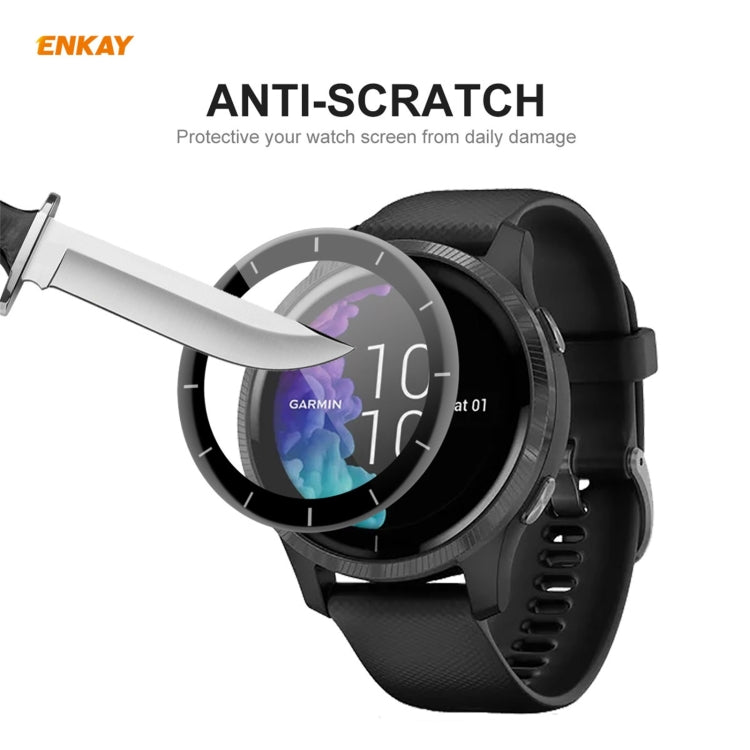 5 PCS ENKAY Hat-Prince 3D Full Screen Soft PC Edge + PMMA HD Screen Protector Film, For Venu 2 / Vivoactive 4 45mm (5 PCS), For Garmin Venu 2S / Vivoactive 4S 40mm (5 PCS), For Redmi Watch (5 PCS), For Huawei B6 (5 PCS)                                 ...
